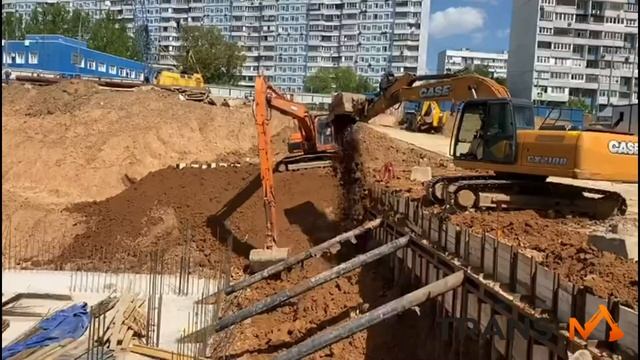 Возведение пандуса для техники