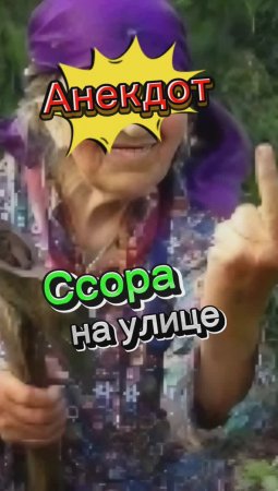 Анекдот "Ссора на улице" ?????