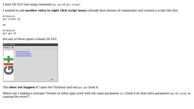 Ubuntu: How can "git gui" open repository from parent directory? смотреть онлайн