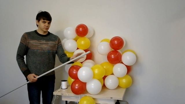 Гирлянда из воздушных шаров сборка смотреть онлайн