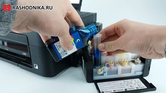 СБРОС ЧЕРНИЛ И ЗАПРАВКА EPSON L 210 / L100 / L110 / L200 смотреть онлайн