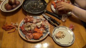 Кушаем раков. Канадские раки или океанские лобстеры.