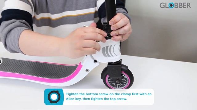 How to assemble and fold Globber FLOW FOLDABLE 125 2-wheel scooter
