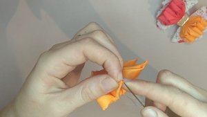 Бантики из репсовой ленты 4 см.