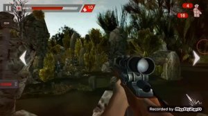 mountain sniper shooting android gameplay