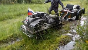 Мотобуксировщик AhtaR с реверсом 13 л/с