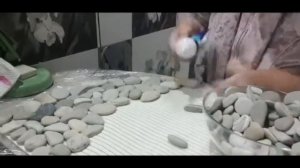 Обзор коврик из гальки в домашних условиях массажный  гальки/коврик массажный/из чего сделать коври