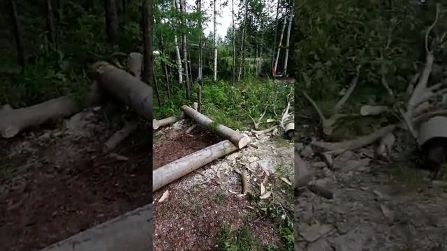 Песочница из брёвен для детей на даче. смотреть онлайн