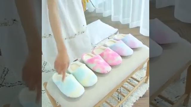 Новинка; сезон осень зима; женские тапочки; мягкая домашняя обувь; хлопковые толстые нескользящие смотреть онлайн