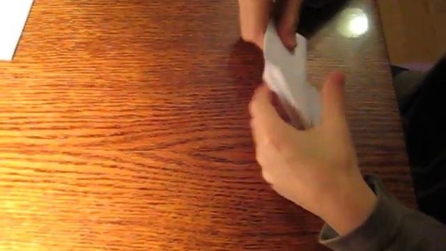 Пистолет из бумаги (оригами)