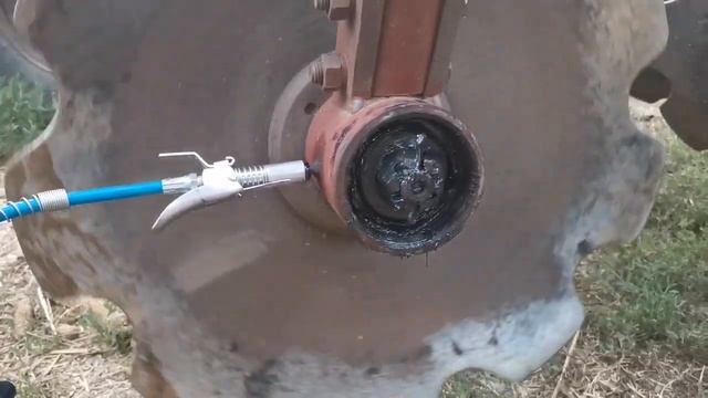 Регулировка подшипников режущего узла #дисковыхборон #дискатор #БДМ