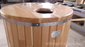 Видеообзор круглой кедровой фитобочки