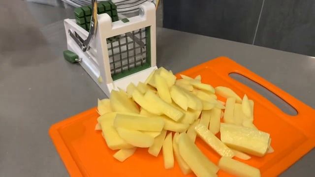 Резалка для картофеля фри или как быстро порезать картошку . Кухонные принадлежности
