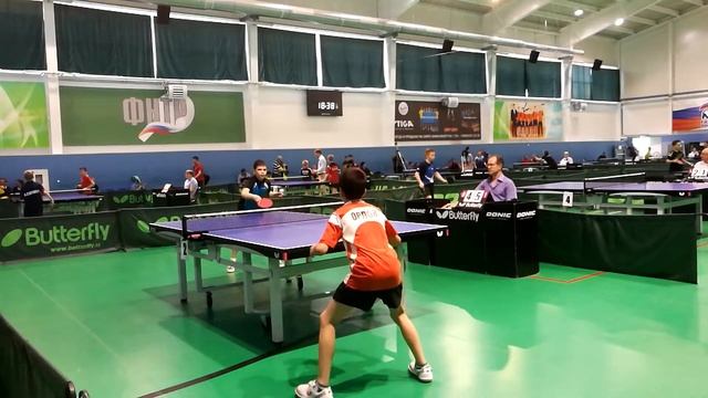 Первенство России по настольному теннису среди мальчиков и девочек младше 13 лет.г.Чебоксары 2018 смотреть онлайн