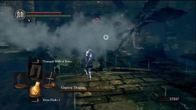 Dark Souls Defeating Gaping Dragon смотреть онлайн