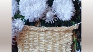 МК "Плетеная Корзинка" Вышивка лентами./Анита Савчина.//Embroidery ribbons. Savchina Anita