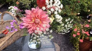 Today’s Cut Flowers - Dahlia Penhill Monarch | Scented Stock | Dahlia Cornel Bronze | Ammi Majus