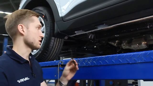 Установка порог площадок на Hyundai Creta