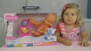 ✿ Кукла Nenuco Купается Играем в Куклы Кукла Ненуко Обзор Игрушки Baby Doll Bathtime Nenuco BabyGirl