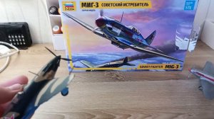 Самолёт миг-3. сборная модель в масштабе 1/72 от ZVEZDA.