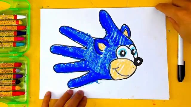 Мои РУЧКИ рисуем просто - РыбаКит папа рисует смотреть онлайн