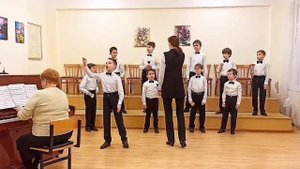 Я.Дубравин, слова В.Суслова "Гаммы". Хор мальчиков ХШС "Рондо". Солист - Кондратьев Макар