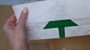 Как сшить ёлку в технике пэчворк, без специальных инструментов:  дорогих линеек и коврика с ножом