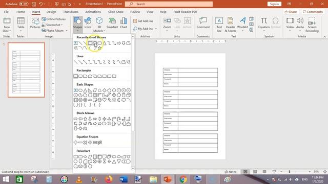 How To Make Password LOGBOOK Interior In PowerPoint - KDP Self Publishing Tutorial