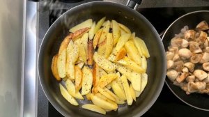 ЖАРЁХА - любимая картошечка с грибами на сковородке