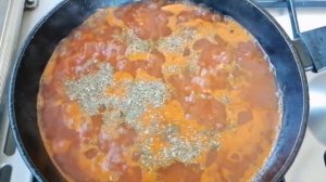 Теперь спагетти варю прямо в соусе! СПАГЕТТИ С ГРИБАМИ В ТОМАТНОМ СОУСЕ. Постный рецепт.