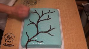 Украшение из мастики "Сакура"