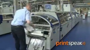 Kolbus KM 600 perfect binder demo