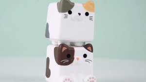 Square Cat Series Blind Bag #cute #unboxing #blindbag  #toys #kawaii #dolls #figure #collection #ca