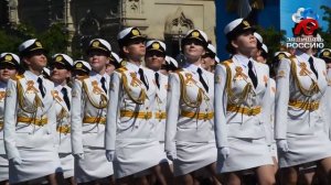 Женщины-военнослужащие на параде Победы-2016