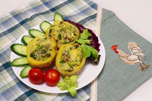 Картофельные лодочки