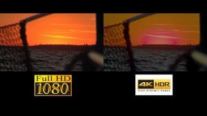 Full HD1080p VS 4kHDR