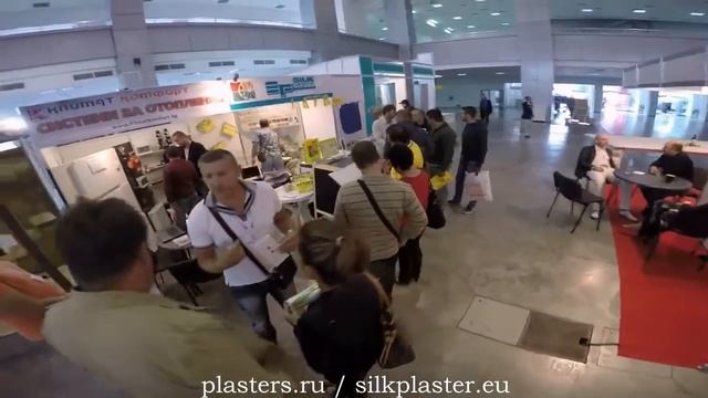 Шелковая декоративная штукатурка SILK PLASTER на выставке Plovdiv International Fair 2015, Болгария