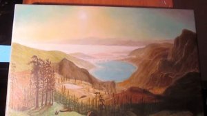 пишем пейзаж  - многослойная #живопись - #уроки рисования - (видео 7)