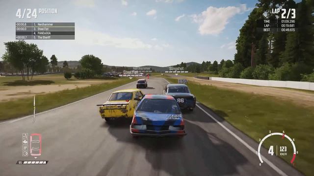 Wreckfest - Hornet - Espedalen Raceway - Short Circuit Reverse - Xbox One смотреть онлайн