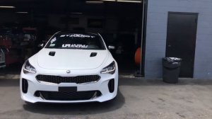 Ultra Racing USA Kia Stinger Chassis Brace Installation.