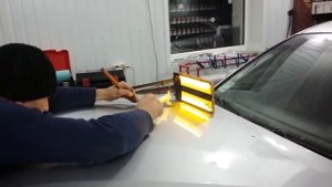 Устраняем вмятины от града без покраски