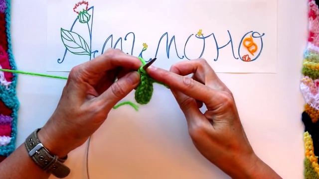 Stacked Decreases. Перевернутый столбик спицами. Как связать столбик, направленн