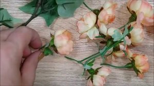 Гирлянда из цветов, цветы своими руками