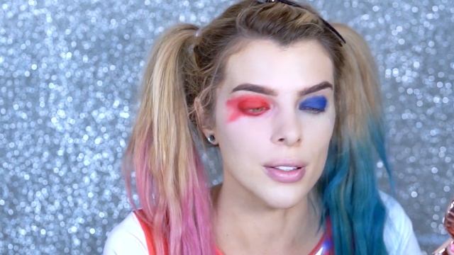 Harley Quinn Halloween Makeup Tutorial | Cruelty Free - Jolie Beauty смотреть онлайн