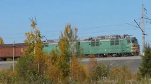 Электровоз ВЛ80С-189 с грузовым поездом