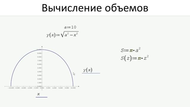 1503.Вычисление объема при помощи сечений смотреть онлайн
