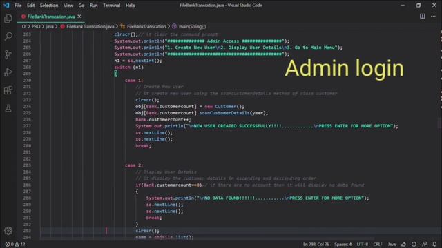 Basic Bank Application Java code using File System смотреть онлайн