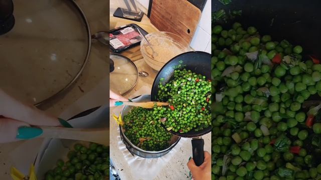 Крутейший #пирог ?? #мясо #горошек #вкуснота #красота #пп #вкусноипросто