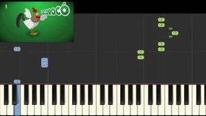 El Pollito Pio - EASY Piano Tutorial