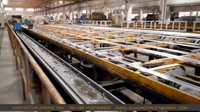 Aluminum Extrusion Profile Process- Working Video смотреть онлайн
